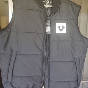 True Religion puffy vest